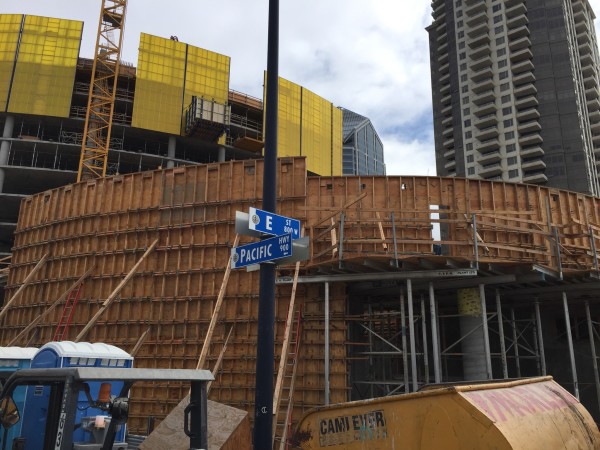 Pacific Gate - Pool deck taking shape